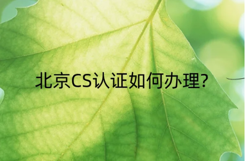北京CS認證(信息系統(tǒng)建設和服務能力等級)如何辦理?