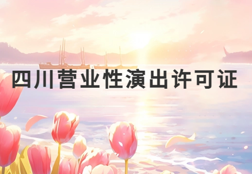 四川營業(yè)性演出許可證怎么辦理,申請流程、條件及材料指南