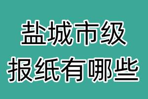 鹽城市級(jí)報(bào)紙有哪些