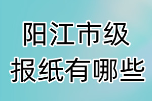 陽(yáng)江市級(jí)報(bào)紙有哪些